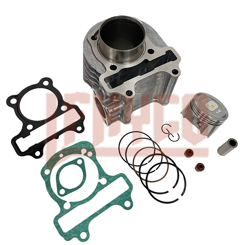 Motorcycle Gasket - ชุดซ่อมยกเครื่องครบชุดสำหรับลูกสูบและปะเก็นกระบอกสูบมอเตอร์ไซค์ ขนาด 50 มม. รุ่น K48