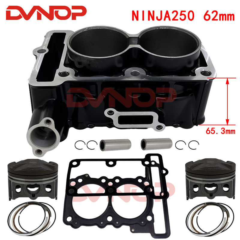 Motorcycle Gasket - ชุดปะเก็นลูกสูบกระบอกสูบมอเตอร์ไซค์ขนาด 62 มม. 249 ซีซี สำหรับ
