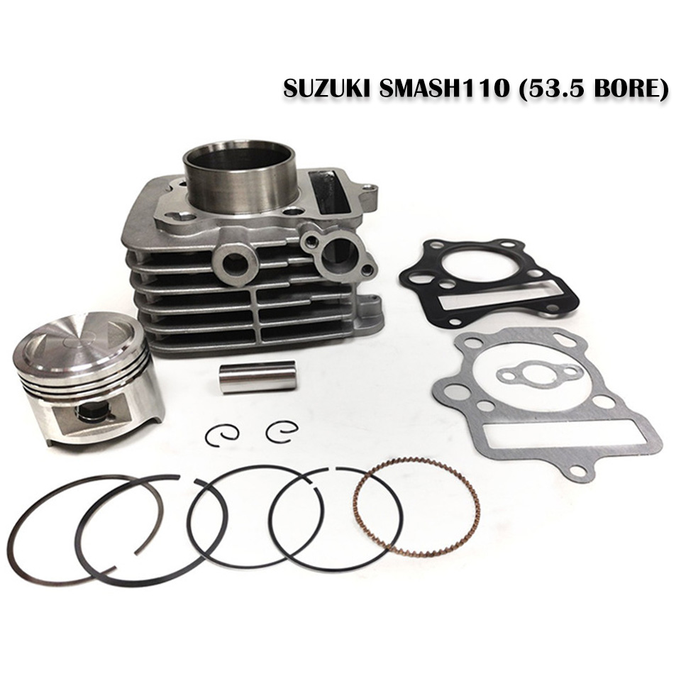 Motorcycle Gasket - ชุดลูกสูบ แหวนลูกสูบ ปะเก็น สำหรับรถมอเตอร์ไซค์ซูซูกิ FD110 Smash110