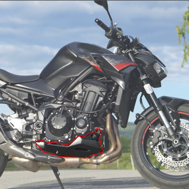 Engine Parts Motorcycle - อะไหล่มอเตอร์ไซค์ Z900 รุ่นใหม่ปี 2025 แผ่นปิดใต้เครื่องยนต์ สปอยเลอร์ล่าง
