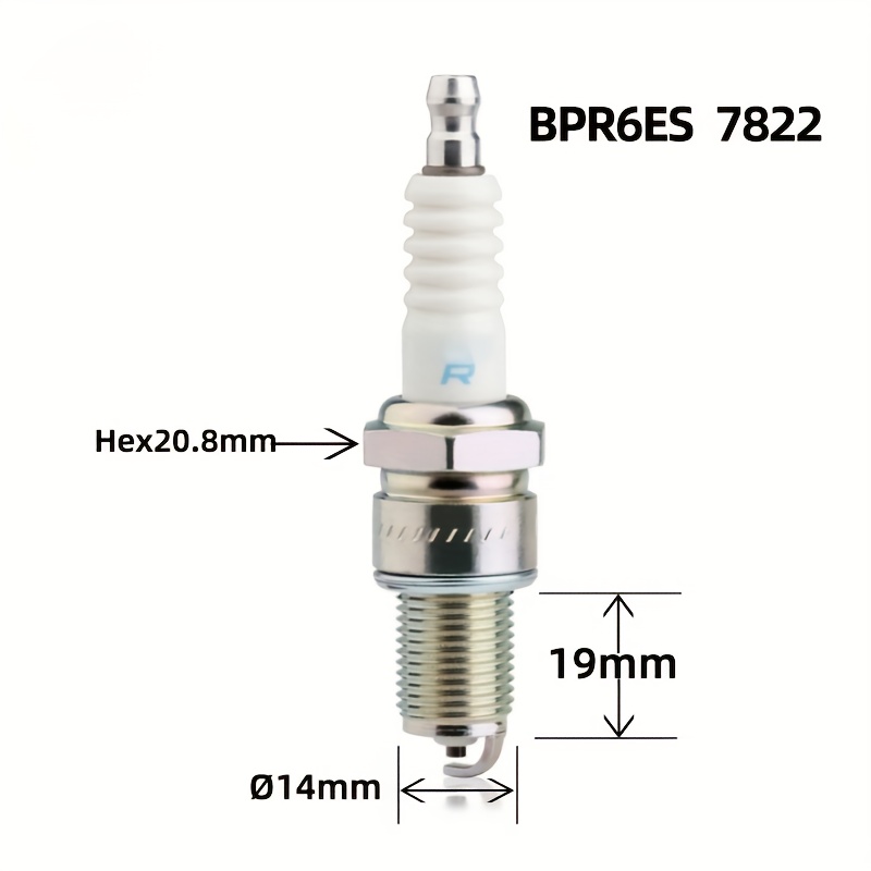 NGK BPR6ES 7822 หัวเทียนโลหะผส - Motorcycle Spark Plug บทวิจารณ์และราคา
