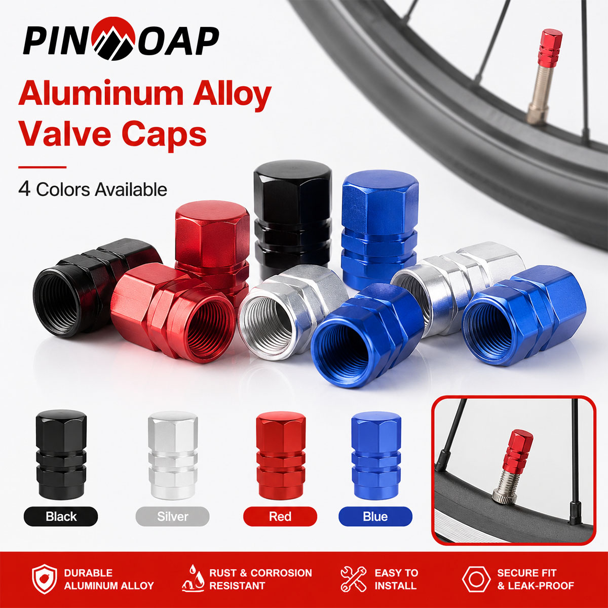 PINMOAP ฝาครอบวาล์วลมแบบหกเหลี - Motorcycle Valve Cover บทวิจารณ์และราคา